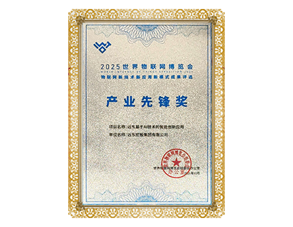 世界物联网博览会产业先锋奖