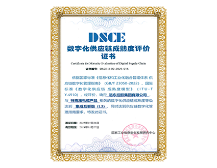 数字化供应链成熟度评价证书